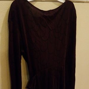 Must go! Beautiful purple with black accents dress